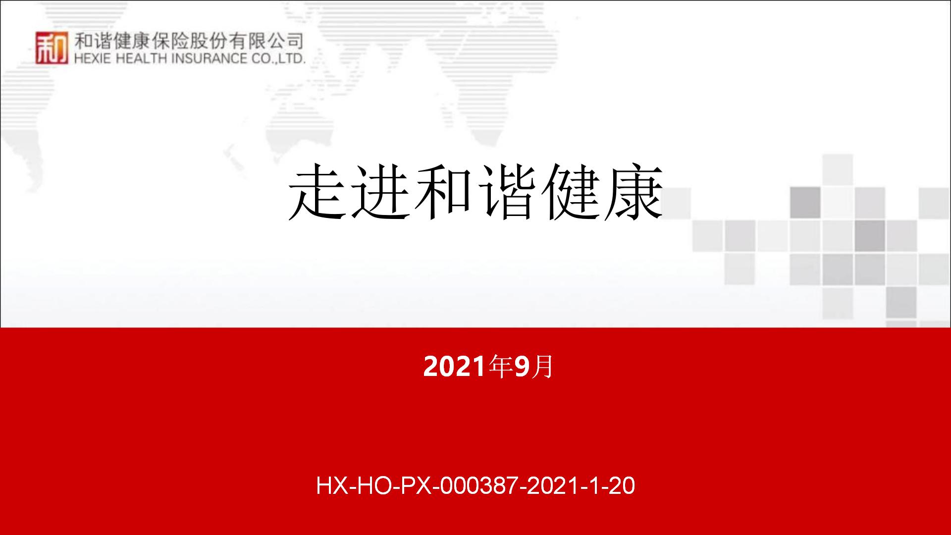 和谐健康公司简介