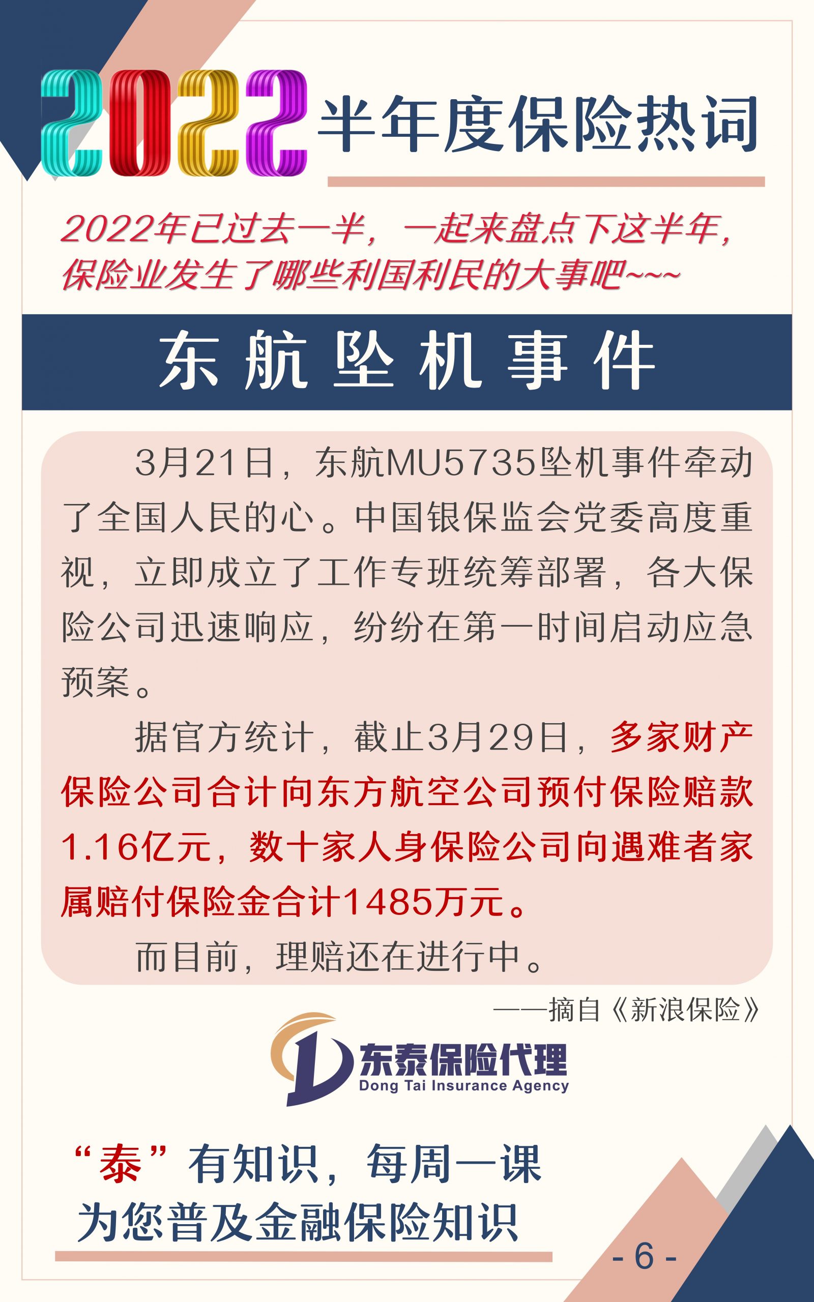 022年保险业半年盘点"