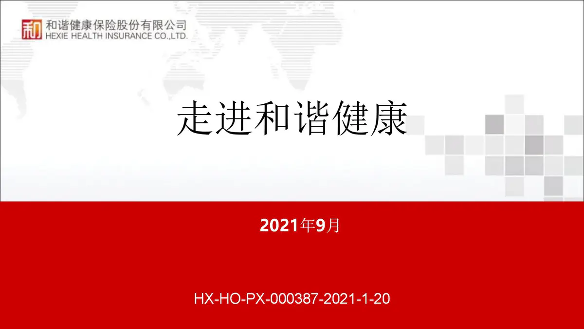 和谐健康公司简介