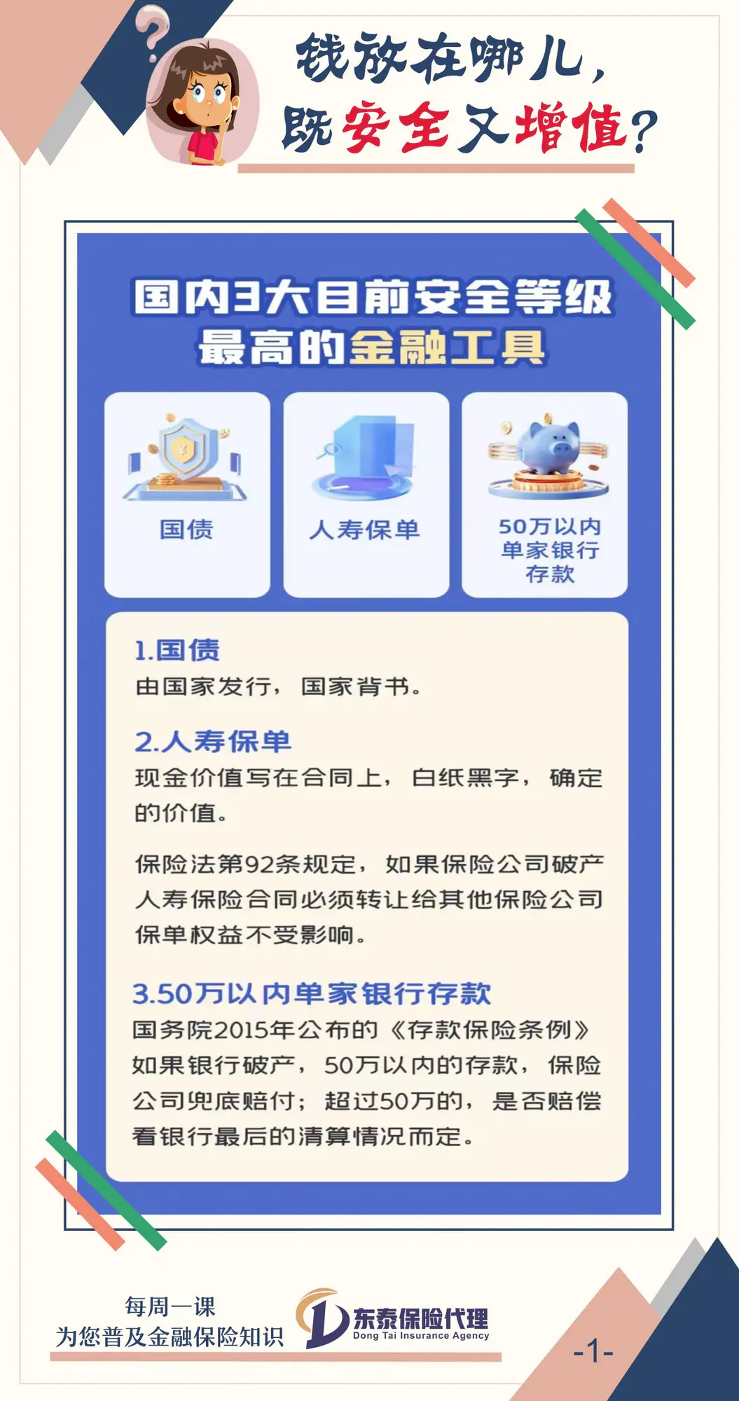 钱放哪儿 既安全又增值